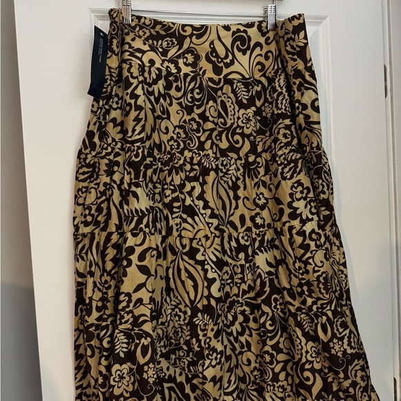 NWT Jones New York Signature Collection Paisley Midi Skirt in Size 18W - Picture 2 of 5
